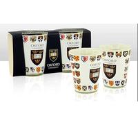 Elgate Official Oxford University Set of Two Shot Glasses College Shields Novelty Gift Souvenir