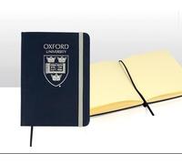 Elgate Official Oxford University Shield Blue A6 PU Notepad Notebook Diary Memo Book