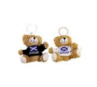 Elgate Teddy Keyrings - Scotland Flag