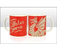 Elgate Wales Cymru Dragon 11oz Glitter Mug Gift Souvenir Cup Tea Coffee Welsh