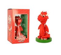 Elgate Wales Dragon Red Bobble Head Figure | Toy Home Office Decor Figurine Ornaments | Executive Desk Toys | Lovely Table Centerpiece & Living Room Accessories | Gifts for Adults, Kids, Women & Men