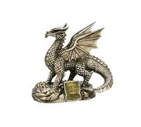 Elgate Wales Red Dragon Pewter Decoration Figure | Iconic Welsh Symbol for Home, Office, Executive Desk, Living Room Decor Ornaments & Garden Display | Figurine for Collectors & Gift Givers