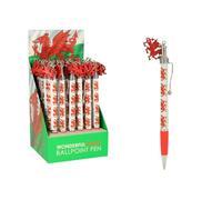 Elgate Wales Red Multi Dragon Wavy Charm Clip Pen | Fun Retractable Ballpoint Pen with Dangling Welsh Dragon Charm | Smooth Writing Pen for Kids, Fantasy Fans, Students & Cultural Gift Giving