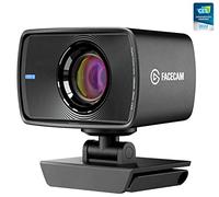 Elgato 10WAA9901 1080p60 Full HD Webcam, Sony Sensor, Fixed-Focus Glass Lens, Optimised for Indoor Lighting, Onboard Memory, Zoom, Microsoft Teams, PC/Mac, Black, Facecam