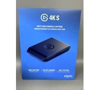Elgato 4K S - External Capture Card for PS5, Xbox Series X/S, Switch 2, PC, Mac, iPad | 4K60, 1440p120, or 1080p240 Passthrough and Capture, HDR10, VRR, USB-C, Near-Zero Latency