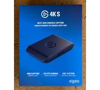 Elgato 4K S - External Capture Card for PS5, Xbox Series X/S, Switch 2, PC, Mac, iPad | 4K60, 1440p120, or 1080p240 Passthrough and Capture, HDR10, VRR, USB-C, Near-Zero Latency