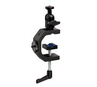 Elgato Heavy Clamp - Professional Mount with Ball Head and 4x 1/4 inch holes, Ultra Secure and Durable, Mount on Desks, Shelves, Poles, perfect for Cameras, Lights, Flash, and more