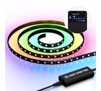 Elgato Light Strip Pro - Individually Addressable RGB LEDs, AI Scenes, Adjustable Speed/Intensity/Direction - App Controlled on Mac, PC, iPhone, Android, Stream Deck