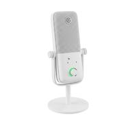 Elgato Wave:3 MK.2 White USB Condenser Microphone, DSP Effects | Clipguard 2.0 protection, Auto Gain calibration, Onboard voice enhancer, compressor, EQ, Multifunction dial, USB-C