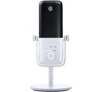 Elgato Wave:3 White - Premium Studio Quality USB Condenser Microphone for Streaming, Podcast, Gaming and Home Office, Free Mixer Software, Anti-Distortion, Plug ’n Play, for Mac, PC