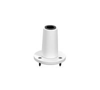Elgato Wave Desk Plate White - Flange Mount Mic Arms, Easy Screw-In Setup, No Clamps or Cutouts, Holds Microphones Ultra-Stable, 1/4" Mounting Thread - For Wooden Desks & Tables
