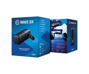 Elgato Wave DX Dynamic XLR Microphone, Cardioid Pattern, Internal Pop Filter, No