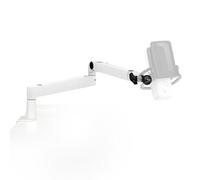 Elgato Wave Mic Arm LP White - Premium Low Profile Microphone Arm with Cable Management, Desk Clamp, Versatile Mounting and Fully Adjustable, perfect for Podcast, Streaming, Gaming, Home Office