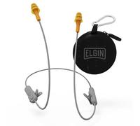 Elgin Ruckus Wireless Bluetooth Earplug Headphones, 25 dB Noise Reduction Ear Plug Earbuds, Noise Cancelling Mic, 12 Hour Battery, IP65 sweatproof, OSHA Compliant Hearing Protection, Work Safety