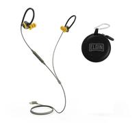 Elgin Rumble Wired Earplug Headphones, 27 dB NRR Waterproof Hearing Protection Earbuds w/Noise-Isolating Mic & in-Line Controller, OSHA Compliant, ANSI Certified, Kevlar Reinforced Cable, IP67, USB-C