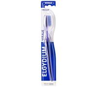 Elgydium Toothbrush Vitale - Medium Soft Bristles - White - Manual - 1 Count