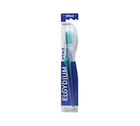 Elgydium Toothbrush Vitale - Medium Soft Bristles - White - Manual - 1 Count