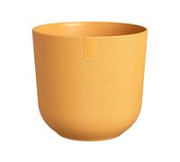 Elho 26cm Amber Yellow Jazz Round Recycled Plastic Pot
