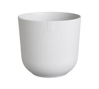 Elho 26cm Silky White Jazz Round Recycled Plastic Pot