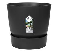 Elho 30cm Living Black Greenville Round Planter