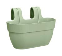 elho Vibia Campana Easy Hanger M 36 - Planter for Balcony & Outdoor - Ø 36.0 x H 26.5 cm - Green/Pistachio Green