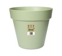 Elho Paris Large Plant Pot 40cm Diameter Weather-Resistant Plastic Flowerpot Mint Green Indoor Outdoor