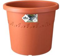 Elho Algarve Cilindro 6L Terra Pot. Made from recycled material. Drainage holes