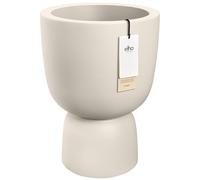 elho Amber Coupe 35cm Flower Pot - Linen White