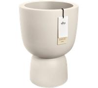 elho amber coupe Planter 35 cm - Linen White