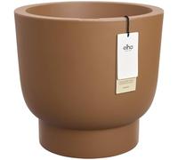 elho Amber Grail 40 - Plant Pot for Indoor & Outdoor - 100% Recycled Plastic - Ø 38 x H 36 cm - Brown/Caramel