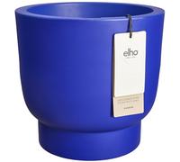 elho amber grail 40cm flower pot - Royal Blue | Ø 38 x H 36 cm | Suitable for Indoor & Outdoor Use | 100% Recycled Plastic