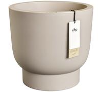 elho Amber Grail 58 - Large Plant Pot for Indoor & Outdoor - 100% Recycled Plastic - Ø 58 x H 55 cm - Beige/Balanced Beige