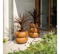 Elho Amber Roll High 43 - Brown - Indoor and Outdoor - 100% Recycled