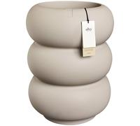 elho Amber Roll High 43cm Flower Pot - Balanced Beige