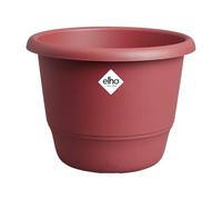 elho Amiga Round 30 - Plant Pot for Indoor & Outdoor - 100% Recycled Plastic - Ø 29.5 x H 20.2 cm - Red/Theatre Red
