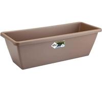 Elho Barcelona Trough Planter- 70cm - Brown/Taupe