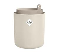 elho Bouncy Basil 16 - Self Watering Plant Pot for indoor - Herb Planter made of 100% recycled plastic - Ø 16.5 x H 21.0 cm - White/Linen White
