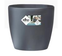 (anthracite) Elho Brussels Round Wheels Flower Pot- 40 cm