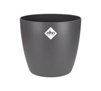 Elho Brussels Round 14 - Flowerpot - Anthracite - Indoor - Ø 13.6 x H 12.5 cm