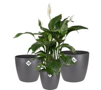elho Brussels Round 16, 18, 20 Flower Pots Set - Anthracite