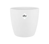 Elho Brussels Round Flower Pot 18cm - White