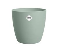 elho brussels round 20cm flower pot - Sorbet Green | Ø 20 x H 18.7 cm | Suitable for Indoor Use | 100% Recycled Plastic