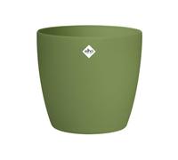 elho brussels round wheels 40cm flower pot - Moss Green | Ø 39 x H 36.5 cm | Plant Pot Suitable for Indoor use | 100% Recycled Plastic