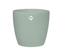 elho brussels round wheels 40cm flower pot - Sorbet Green | Ø 39 x H 36.5 cm | Plant Pot Suitable for Indoor use | 100% Recycled Plastic