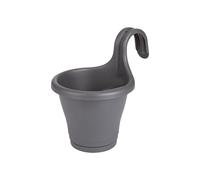 Elho Corsica Easy Hanging Basket (Single) - Dia. 19 cm x 27 cm - Charcoal Grey - 380497
