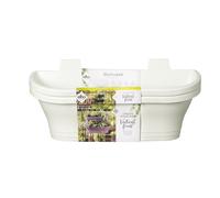 Elho Corsica Vertical Forest Large Flower Planter Set of 2 (White)