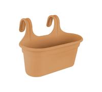 Elho Green Basics Large Easy Hanger Flower Plant Balcony Planter- Mild Terra