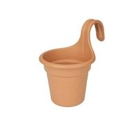 elho Green Basics Easy Hanger S 26 - Planter for Balcony & Outdoor - Ø 26.5 x H 25.5 cm - Brown/Mild Terra