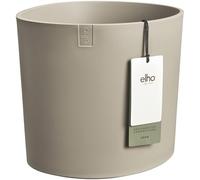 elho Eden 30 - Flower Plant Pot for Indoor & Outdoor - 100% Recycled Plastic - Ø 28.2 x H 27.9 cm - Grey/Soft Taupe