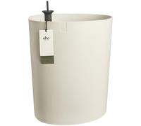 elho Eden Aquacare High 40 - Plant Pot for Indoor - 100% Recycled Plastic - Ø 39.0 x H 50.1 cm - White/Linen White
